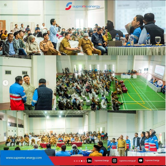 PT Supreme Energy Muara Laboh (SEML) dalam rangkaian kegiatan sosialisasi proyek PLTP Muara Laboh Unit 2