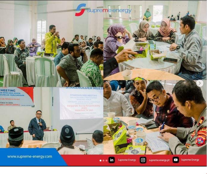 Stakeholders Meeting 2024 PT Supreme Energy Muara Laboh