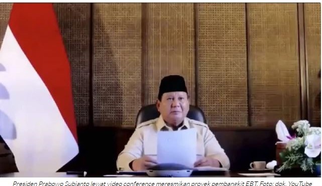 Prabowo Resmikan Pembangkit EBT di 15 Provinsi: Swasembada Energi Menentukan Masa Depan Indonesia